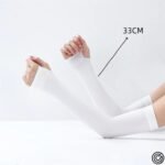 UV Protection Cooling Arm Sleeves with Finger Hole - Image 3