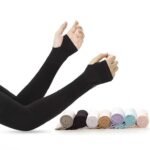 UV Protection Cooling Arm Sleeves with Finger Hole - Image 4