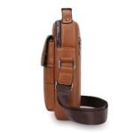Men's Leather Crossbody Bag - Image 10