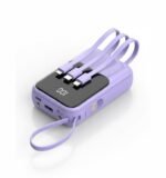Portable Fast Charging Power Bank with Built-in Cables & LED Display - Image 6