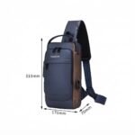 Anti-Theft USB Charging Sling Chest Bag - Image 3